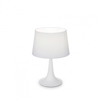 Stolní lampy dekorační - ILUX 110530 Stolní lampa Ideal Lux London TL1 small bianco 110530 bílá - IDEALLUX
