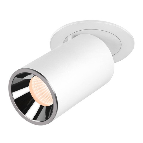 Kruhová - LA 1006989 NUMINOS® PROJECTOR M stropní zápustné svítidlo, 2700 K, 40°, válcové, bílé/chrom - BIG WHITE (SLV) - foto 1