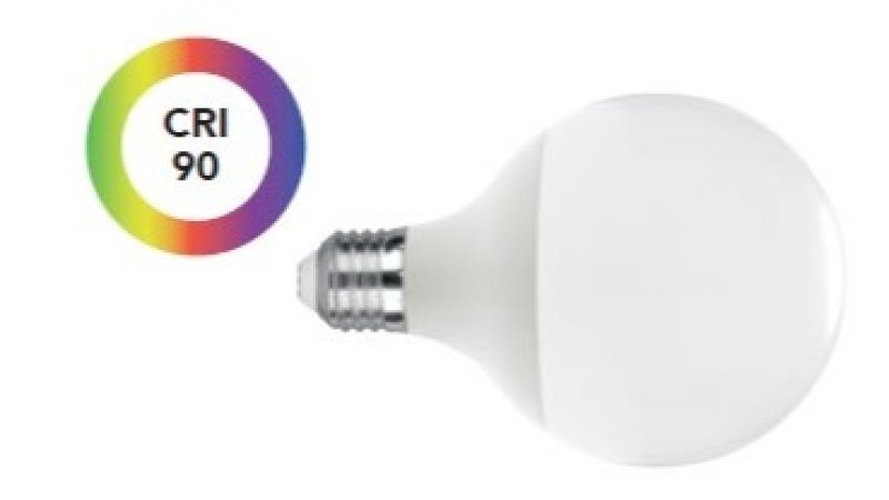 E27 - FAN KLASSIC-E27G95-13C-RA Žárovka LED GLOBO E27, 14 W, 1521 lm, 3000 K, 300 °, 95 x 138 mm, 15 000 h, CRI 90 - FANEUROPE - foto 1