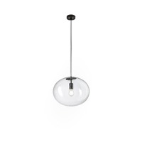 Koule - FAN I-GALAXY-S40 Závěsné svítidlo Galaxy, černé, 1 x E27, 40 x 155 cm - FANEUROPE