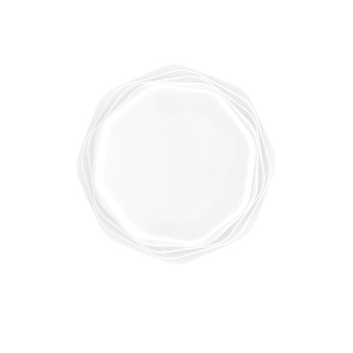 Dekorativní - FAN I-DAISY-PL52-INT Stropní LED svítidlo Daisy, bílé, 40 W, 3900 lm, CCT, Wi‑Fi, dálk. ovladač, 52 x 52 x 8,5 cm - FANEUROPE - foto 1