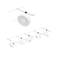 Sady - P 94477 LED lankový systém Circle základní sada 5x5W 3000K 230/12V bílá mat/chrom - PAULMANN