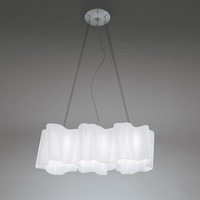 Dekorativní - AR 0455010A Logico závěsné 3 In Linea - fumé difuzor - ARTEMIDE