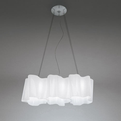 Dekorativní - AR 0455010A Logico závěsné 3 In Linea - fumé difuzor - ARTEMIDE - foto 1