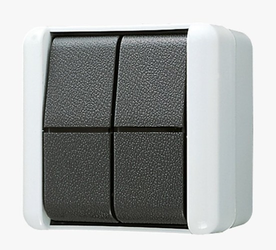 Vypínače a zásuvky - JU 805W Vypínač 10 AX 250 V 805W - JUNG - foto 1