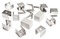 Příslušenství pro LED pásky - IMPR 930532 Deko-Light montážní set pro D Flex Line 12,0 x 20,0 mm
