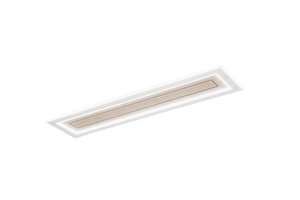 Hranatá - FAN I-AUX-RT120-BG Stropní svítidlo Aux béžové PMMA, obdélník, 40 W, CCT 3000/4000/6500 K, 120 x 30 x 5,5 cm - FANEUROPE