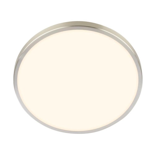 Kruhová - BRILO 3961012 BRILONER Nobre stropní svítidlo pr.33 cm - 17,5W, 2400lm, teplá bílá, LED, matný nikl 3961012 - foto 1