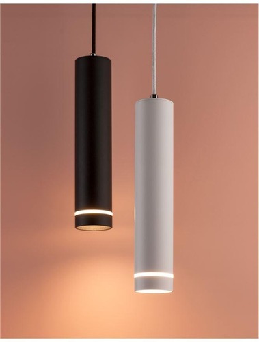 Válec - NV 9387003 Závěsné svítidlo ESCA černý hliník a akryl GU10 1x10W IP20 220-240V bez žárovky - NOVA LUCE - foto 1