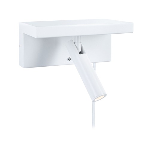 Dekorativní - P 71106 LED nástěnné svítidlo 3-krokové-stmívatelné Jerik USB C 3000K 230V 2,4W stmívatelné bílá mat - PAULMANN - foto 1