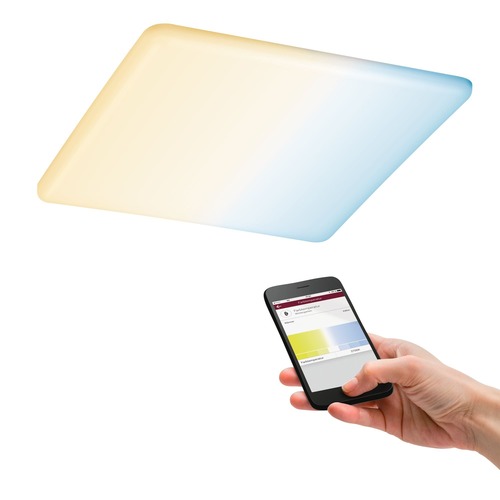 Koupelnová - P 95385 Smart Home Zigbee LED vestavné svítidlo Veluna VariFit měnitelná bílá 215mm x 215mm IP44 17W - PAULMANN - foto 1