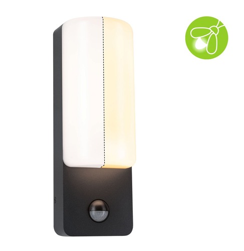 Nástěnná - P 94853 LED venkovní nástěnné svítidlo Bonnie pohybové čidlo neláká hmyz a IP44 93x77mm 2200 - 3000K 8,5W 230V antracit hliník - PAULMANN - foto 1