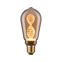 E27 - P 28885 Inner Glow Edition LED žárovka Helix E27 230V 3,5W 1800K zlatá - PAULMANN