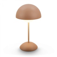 Stolní lampy dekorační - BRILO 7578014 Kugle stolní lampička - 3W, 250lm, bezdrátová, LED, stmívatelné, dotykový vypínač, teplá bílá, kávová - BRILO