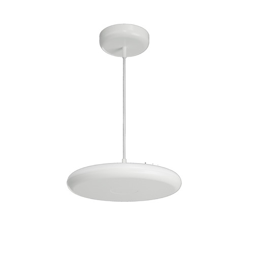 Kruhová - OS ZET60572 ZETA ST1 PF závěsné plastové svítidlo bílá IP40 4000 K 31W LED - OSMONT - foto 1