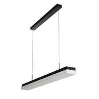 Podélná - OS MAT60086 MATAR LE5 závěsné plastové svítidlo černá / bílá IP40 3000 K 26W LED - OSMONT