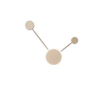 Dekorativní - FAN LED-ETERE-PL2 ORO Nástěnné LED svítidlo ETERE zlatá, 10 W, 1380 lm, CCT, 33 x 6 x 45 cm - FANEUROPE