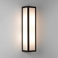 Nástěnná - AST 1178009 Venkovní nástěnné svítidlo Salerno 2x40W E14 černá - ASTRO Lighting
