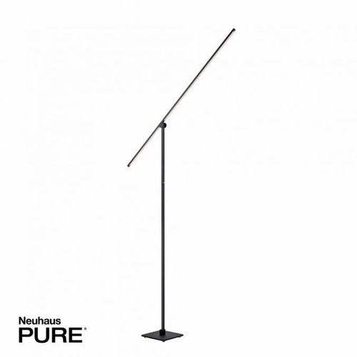 Stojací lampy - PN 407-18 PURE Grafo LED stojací svítidlo lampička na čtení nastavitelné stmívatelné 3000K černá perleť - PAUL NEUHAUS - foto 1