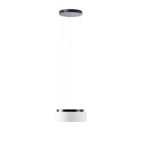 Kruhová - OS ERI71339 ERIS LE2 závěsné skleněné svítidlo černá / bílá IP40 3000/4000 K 13W LED - OSMONT