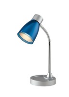 Stolní lampy dekorační - FAN LDT055ARK-BLU Stolní lampa LDT055ARK nastavitelné modrá 1 x E14 13,5 x 36 cm - FANEUROPE