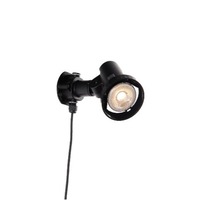 Reflektory - FAN LED-GRUBB-7M Venkovní reflektor LED GRUBB černá, E27, 7 W, 510 lm, 4000 K, 11,8 x 9,4 x 17,6 cm - FANEUROPE