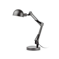 Stolní lampy pracovní - FARO 51910 BAOBAB šedá kancelářská stolní lampa - FARO