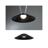 Páskové ULine - P 94615 ULine LED závěsné svítidlo Cone 12W 350mm 3000K černá - PAULMANN