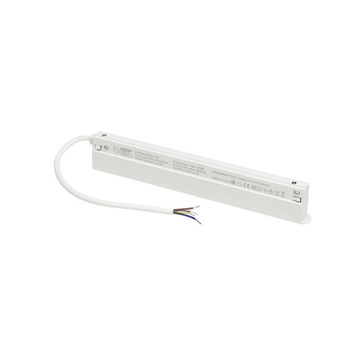 Lištové Magnetic SLV - LA 1009001 48V SYSTEM Intrack LED driver, 48VDC, 250 W, včetně 300 cm připojovacího kabelu pro 220-240VAC a průchozí DALI, bílý - BIG WHITE (SLV) - foto 1