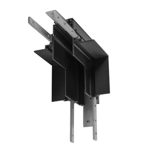 Lištové Magnetic SLV - LA 1006591 L-spojka mechanická 48 V TRACK, pro montážní lištu hlub., Stereo, černá - BIG WHITE (SLV) - foto 1