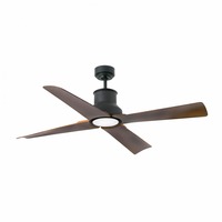 Ventilátory - FARO 33481-7 WINCHE M LED, hnědá, stropní ventilátor s DC motorem - FARO