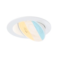 Kruhová - P 92253 LED vestavné svítidlo White Select Aumus spot kruhové 105mm 90° 5W 230V stmívatelné 2700 - 6500K bílá - PAULMANN