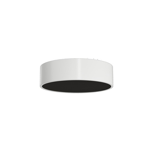 Kruhová - OS KRU60024 KRUGER 1 FC stropní/nástěnné plastové svítidlo bílá / černá IP40 3000 K 18W LED - OSMONT - foto 1
