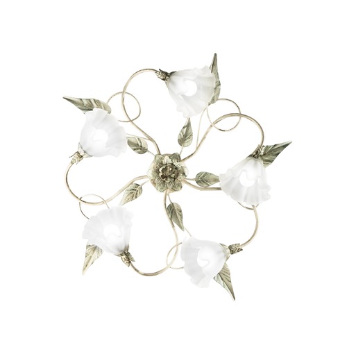 Dekorativní - FAN I-ISOTTA-PL5 Stropní svítidlo Isotta, slonová kost, 5 x E14, 68 x 20 cm - FANEUROPE - foto 1