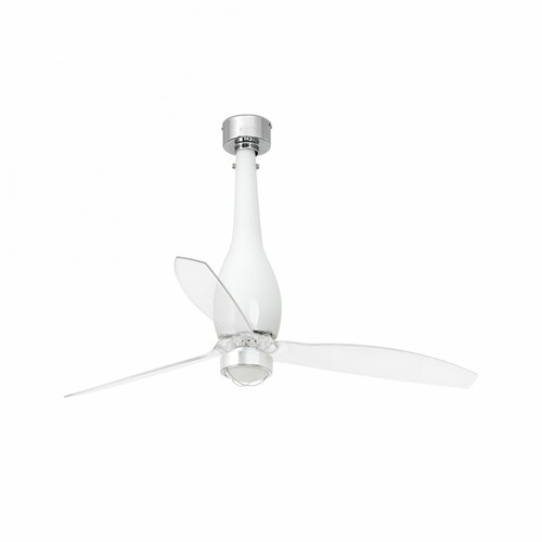 Ventilátory - FARO 32000-9 ETERFAN M LED, bílá/transparentní, stropní ventilátor s DC motorem - FARO - foto 1