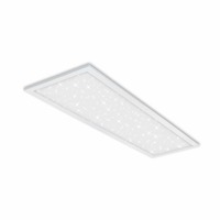 Hranatá - BRILO 7308-016 Hvězdné nebe svítidlo LED panel, 100 cm, 2200 lm, 24 W, bílé - BRILO