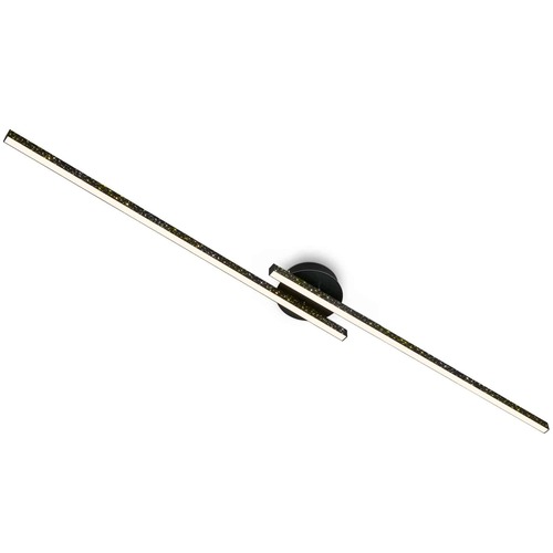Dekorativní - BRILO 3717-025 LED nástěnné a stropní svítidlo, 135 cm, 24 W, 1400 lm, černá - BRILO - foto 1