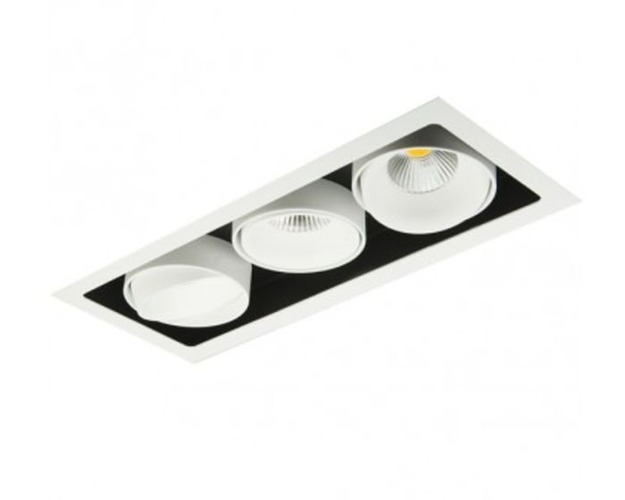 Hranatá - BPM 8203.01.D40.3K Zápustné svítidlo Cube matná bílá - BPM - foto 1