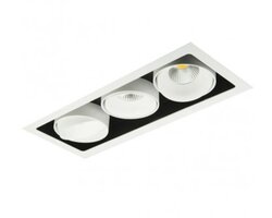 Hranatá - BPM 8203.01.D40.3K Zápustné svítidlo Cube matná bílá - BPM