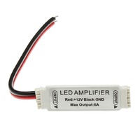 Stmívače a regulátory proužků - LED RGB Mini Strip zesilovač