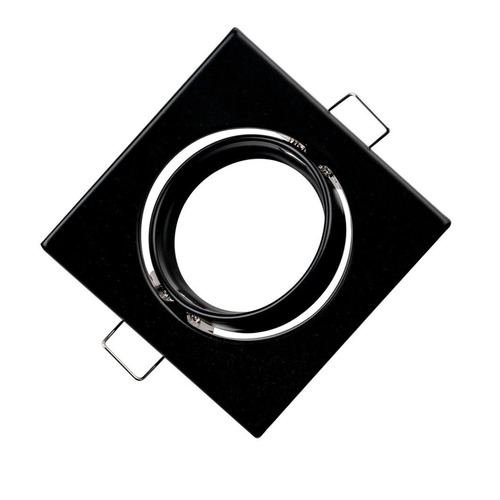Hranatá - FAN INC-REFLEX-Q-SM1 NER Zápustné svítidlo Reflex, nastavitelné, černé, 8,2 x 8,2 cm - FANEUROPE - foto 1