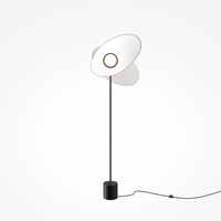 Stojací lampy - M MOD396FL-L10W3K Stojací lampa Evolution 3000K 12W teplá bílá 350lm černá hliník stmívatelná - MAYTONI