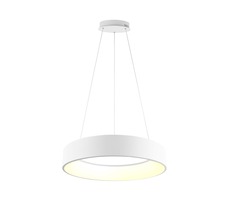 Kruhová - FAN LED-NOAH-S60-BCO Závěsné svítidlo LED NOAH bílá 60 W 8000 lm CCT 60 x 60 x 150 cm - FANEUROPE