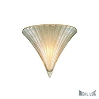 Dekorativní - ILUX 013046 Nástěnné svítidlo Ideal Lux Santa AP1 oro small 013046 - IDEALLUX