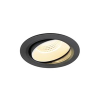 Kruhová - LA 1009997 NUMINOS® MOVE XL Stropní vestavné svítidlo, 3000 K, 55°, IP20, kulaté, černé / bílé - BIG WHITE (SLV)