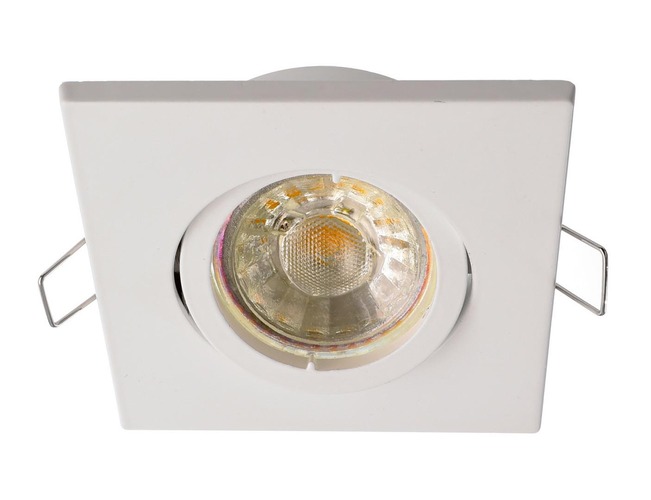Hranatá - IMPR 110029 Deko-Light stropní vestavné svítidlo Alioth 2 hranaté 12V AC/DC GU5.3 / MR16 1x max. 35,00 W 90 mm bílá RAL 9003 - foto 1