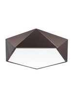 Downlight - NV 8186203 Stropní svítidlo DARIUS stropní svítidlo kov a akrylový difuzor hnědá zvenku a matná bílá uvnitř E27 4x12W - NOVA LUCE