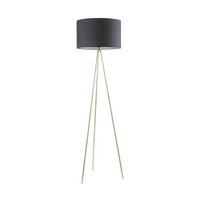 Stojací lampy - ZUMA 003064-025591 A4001-BK CARA stojací lampa černá - ZUMALINE
