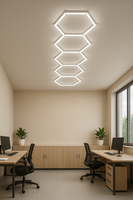 Lineární LED světla - Hexagon SET Lights 5HEX 199W s příslušenstvím