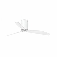 Ventilátory - FARO 32038 MINI TUBE FAN, bílá/transparentní, stropní ventilátor s DC motorem - FARO
